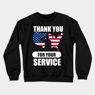 not just today but every single day thank you veterans Crewneck Sweatshirt